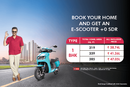Buy a 1 BHK Home in Thane & Get a FREE E-Scooty at Dosti Greater Thane